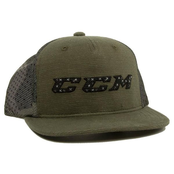 Кепка CCM GRIT FLAT BRIM SNAPBACK (Green)