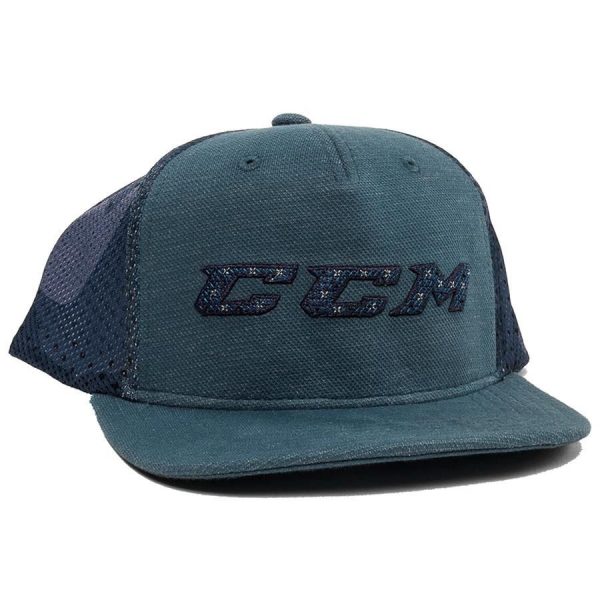 Кепка CCM GRIT FLAT BRIM SNAPBACK (blue)