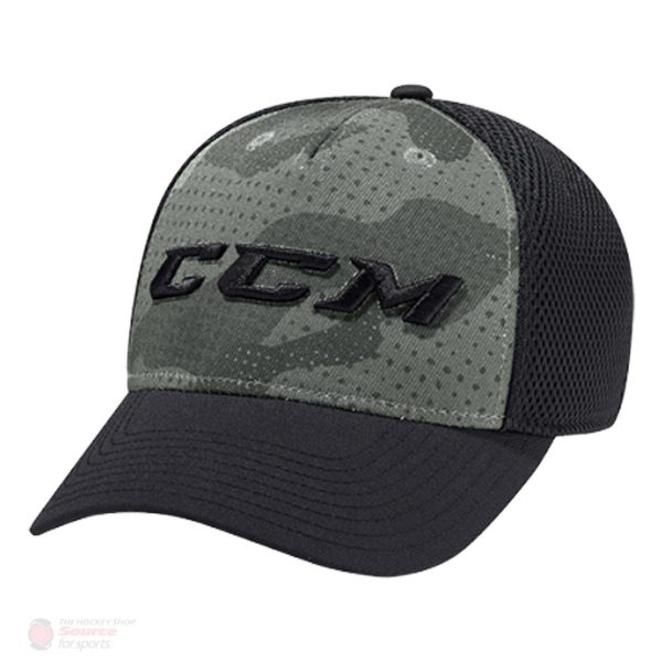 Кепка CCM GRIT STRUCTURED FOAM MESH FLEX (Green)