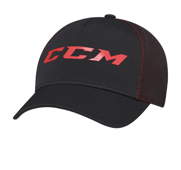 Кепка CCM RED FOAM MESH STRUCTURED FLEX CAP (Black)