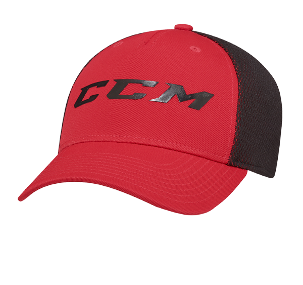 Кепка CCM RED FOAM MESH STRUCTURED FLEX CAP (red)