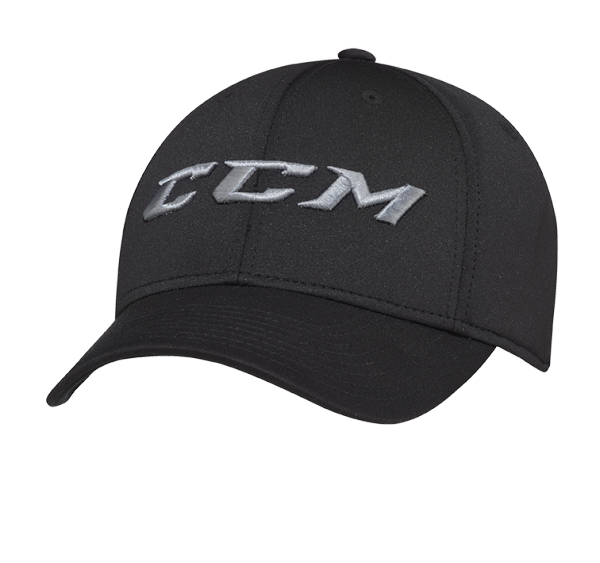 Кепка CCM RED STRETCH FLEX CAP (Black)